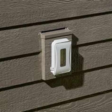 electrical box for wooden siding